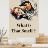 Poster Cinéma comique vintage (Cuisine)