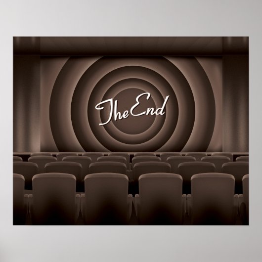 Poster Cinéma de cinéma de film vintage (Devant)