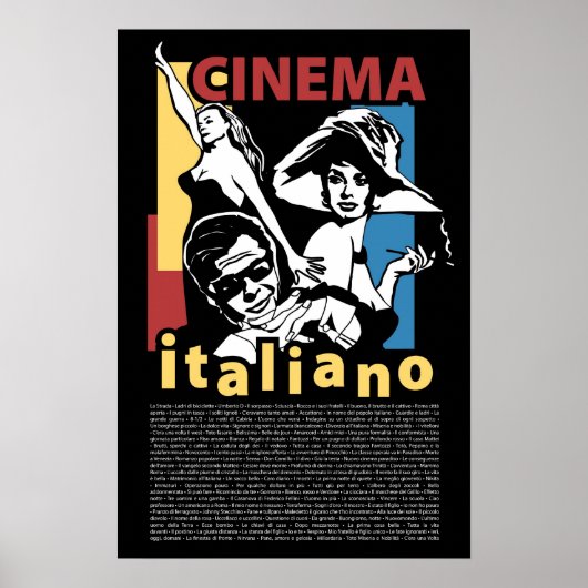 Poster Cinema Italiano (Devant)