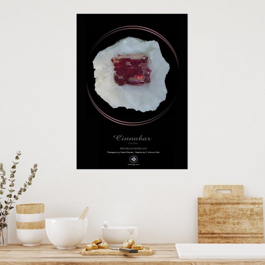POSTER CINNABAR (Cuisine)
