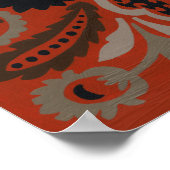 Poster Cinnabar Suzani II (Coin)