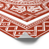 Poster Cinnabar Woodblock IV (Coin)