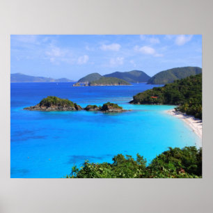 Poster Cinnamon Bay St. John, U.S. Virgin Islands 24 x 18