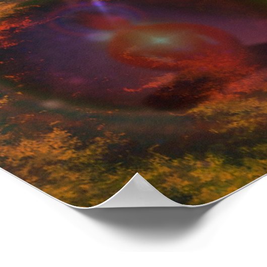 Poster Cinq Bouddha Mandala (Coin)