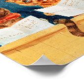 Poster Cinq chats chanteurs, Louis Wain (Coin)