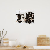 Poster Cinq chiots Harlequin Great Dane dormant (Cuisine)