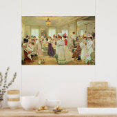 Poster Cinq Heures chez le Couturier Paquin, 1906 (Cuisine)