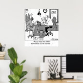 Poster Cinq millions de personnes à charge ? (Bureau à domicile)