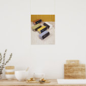 Poster Cinq pendules (Cuisine)