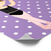 Poster Cinq positions de ballet (Coin)