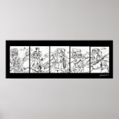 Poster Cinq rameurs (Devant)