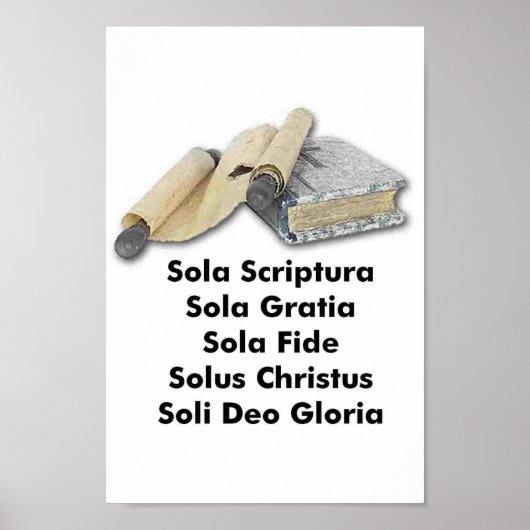 Poster Cinq Solas (Devant)