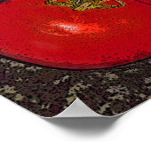 Poster - Cinq tomates sur la vigne (Coin)