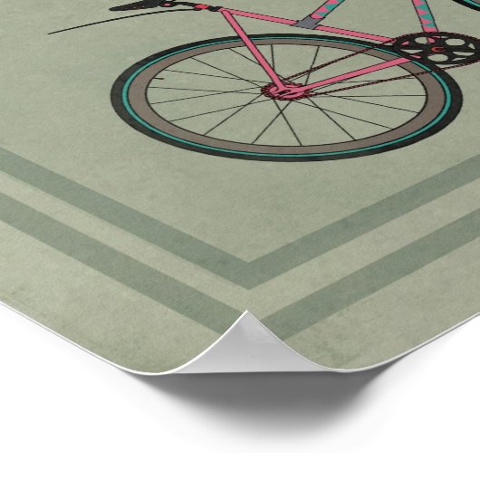 Poster Cinquante vélos (Coin)