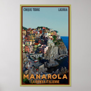 Poster Cinque Terre - Manarola
