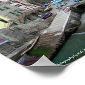 Poster Cinque Terre (port de Riomaggiore) (Coin)