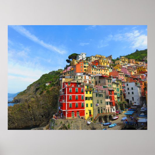 Poster Cinque Terre - Riomaggiore, Italy (Devant)