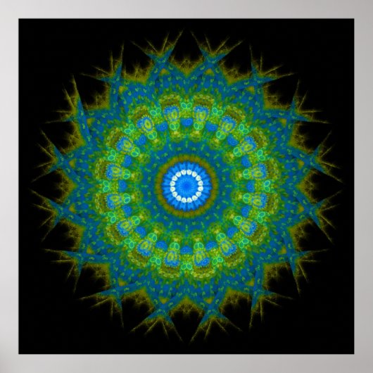 Poster Cinquième Chakra- Vishuddha - Centre de la grande  (Devant)