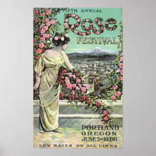 Poster Cinquième édition du Festival Rose annuel