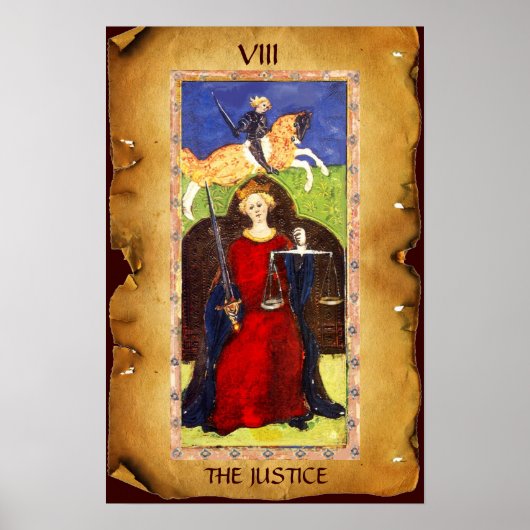 POSTER CIOTS DE RENAISSANCE ANTIQUES 8 / JUSTICE (Devant)