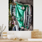 Poster Circa 1951 Chevrolet, Stationwagon de luxe en vert (Cuisine)