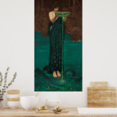 Poster Circe Invidiosa (1892) par John William Waterhouse (Cuisine)