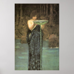 Poster Circe Invidiosa Par J W Waterhouse 1892