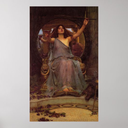 Poster Circe Offering the Cup to Ulysses (Devant)