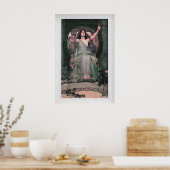 Poster Circe Offering the Cup to Ulysses by John William (Cuisine)