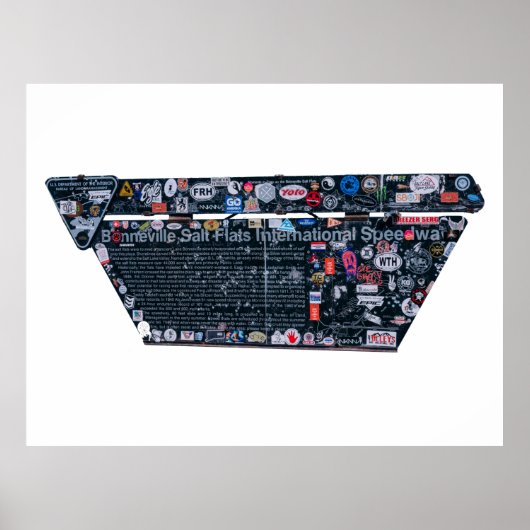 Poster Circuit automobile international de Bonneville Sal (Devant)