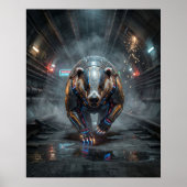 Poster Circuit Badger Tunnel Rush (Devant)