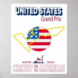 Poster Circuit des Amériques - COTA