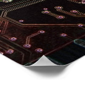 Poster circuit électronique (Coin)