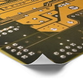 Poster circuit électronique (Coin)