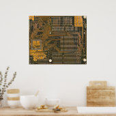 Poster circuit électronique (Cuisine)