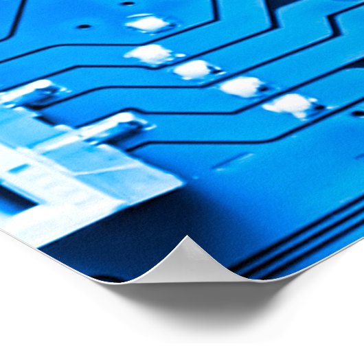 Poster circuit électronique fermer. circuit, carte, s (Coin)