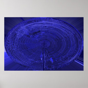 Poster circuit électronique imaginaire