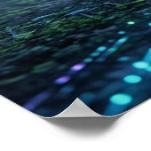 Poster Circuit Fox Neon Forest (Coin)