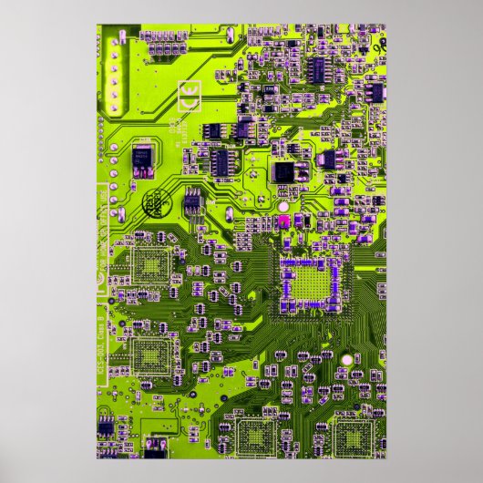 Poster Circuit imprimé circuit imprimé circuit imprimé ca (Devant)