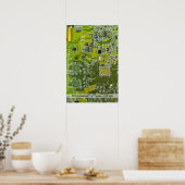 Poster Circuit imprimé circuit imprimé circuit vert circu (Cuisine)