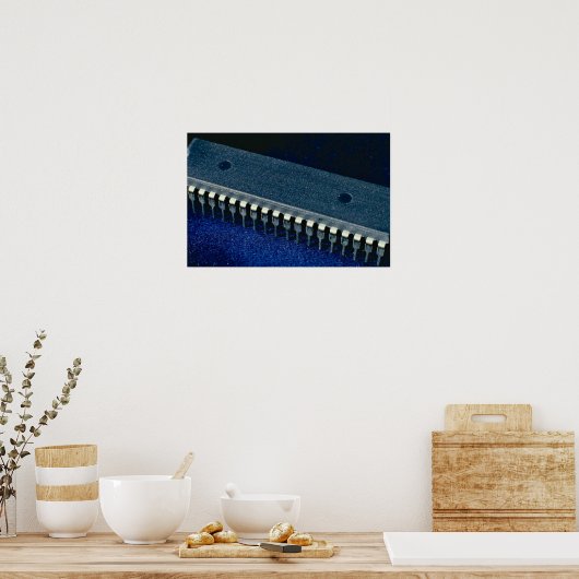 Poster Circuit intégré (microprocesseur) (Cuisine)