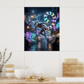 Poster Circuit Lemur Moon Market (Cuisine)