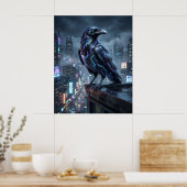 Poster Circuit Raven Neon Tower (Cuisine)
