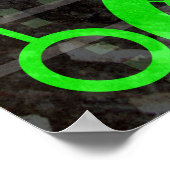 Poster Circuit vert (Coin)