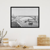 Poster Circuit Washington Bridge Harlem River 1905 (Cuisine)