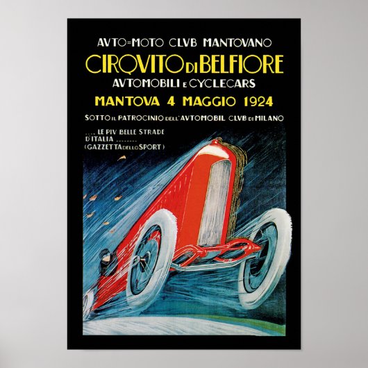 Poster Circuito di Beliore (Devant)