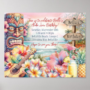 Poster Circulaire d'affiche de la fête d'été