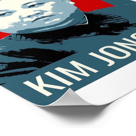 Poster Circulaire d'affiche Kim Jong-un (Coin)