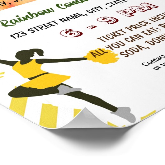 Poster Circulaire de collecte de fonds modifiable (Coin)