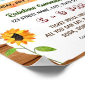 Poster Circulaire d'événements du marché de tournesol mod (Coin)